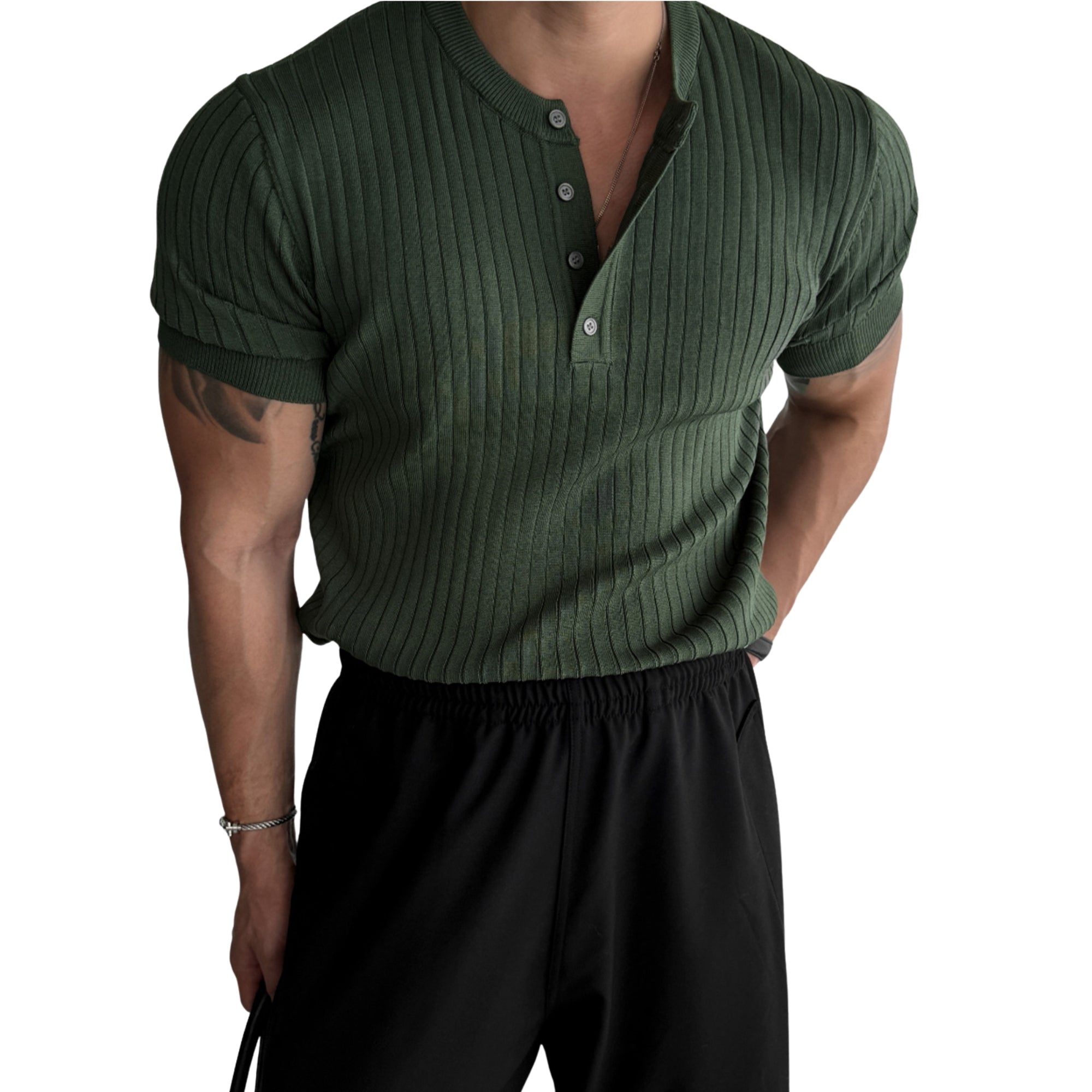 By-Men Alder Ribbed Henley