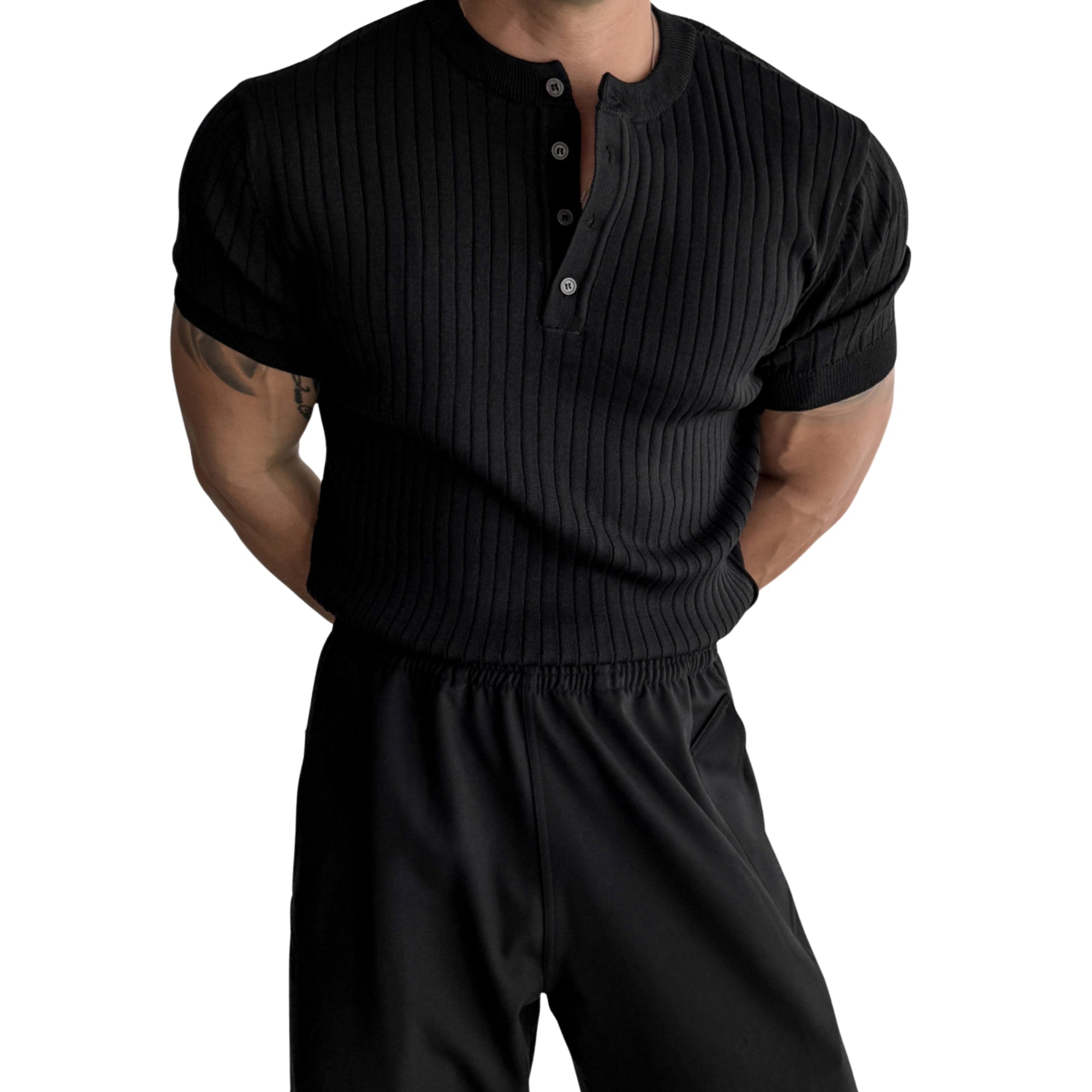 By-Men Alder Ribbed Henley