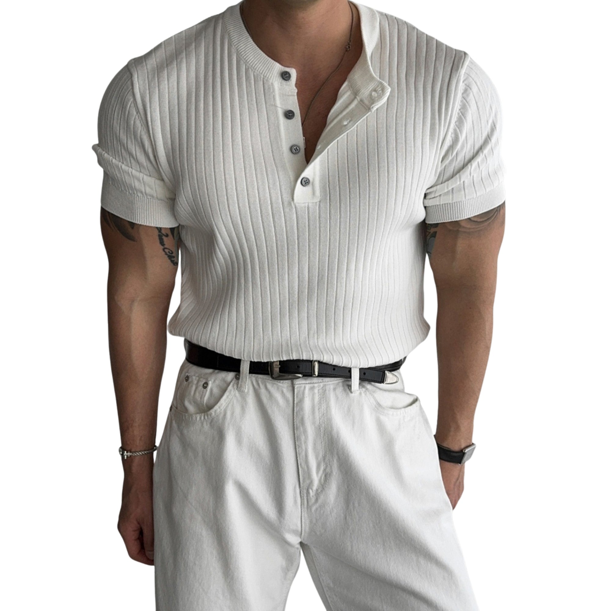 By-Men Alder Ribbed Henley