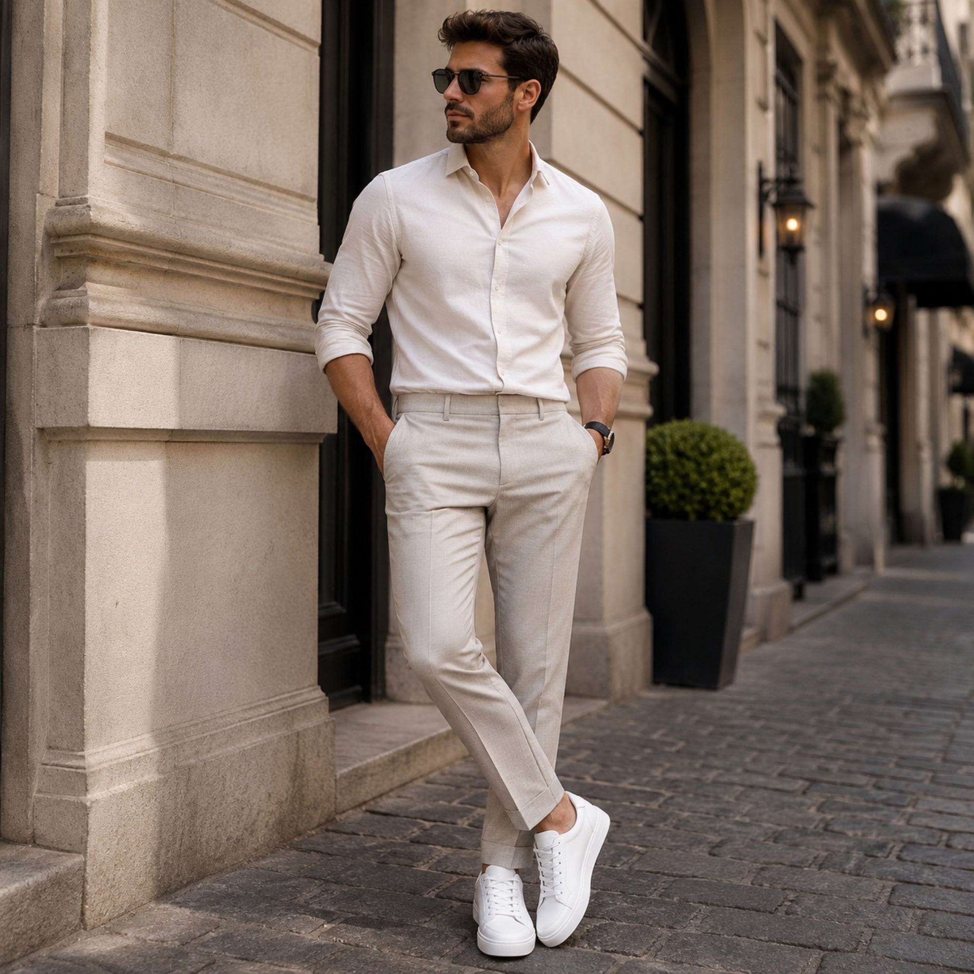 By-Men Aurelio Leather Sneakers