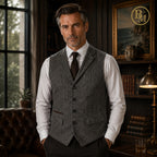 By-Men Heritage Herringbone Vest