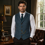 By-Men Herringbone Vest
