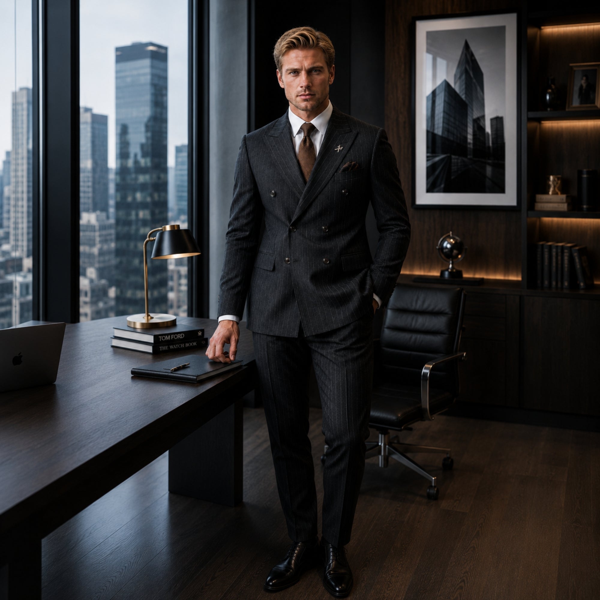 By-Men Monarch Stripe Suit