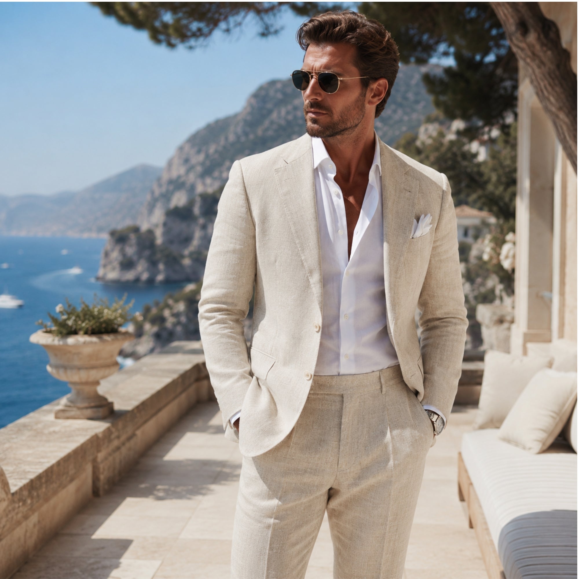 By-Men Solvano Linen Suit