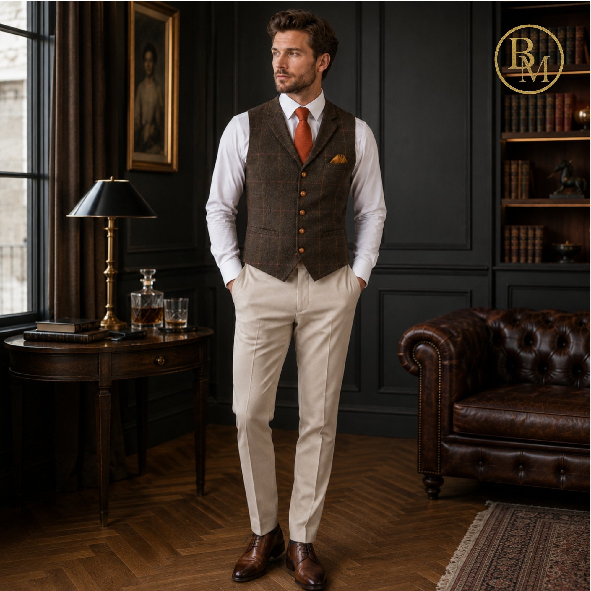 By-Men Stripe Waistcoat