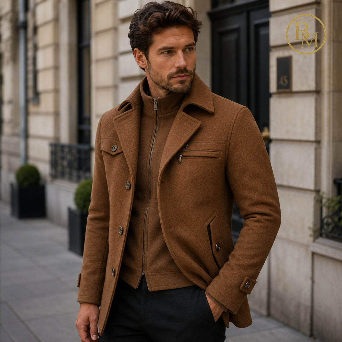 By-Men Vanguard Wool Coat