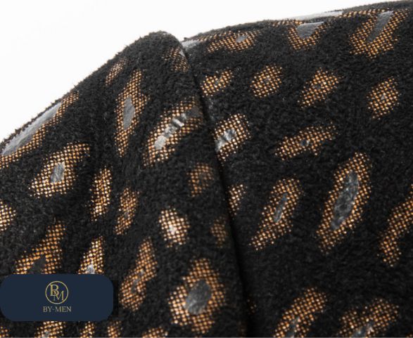 Golden Viper Leather Blazer