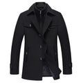 Vanguard Dual-Collar Wool Coat