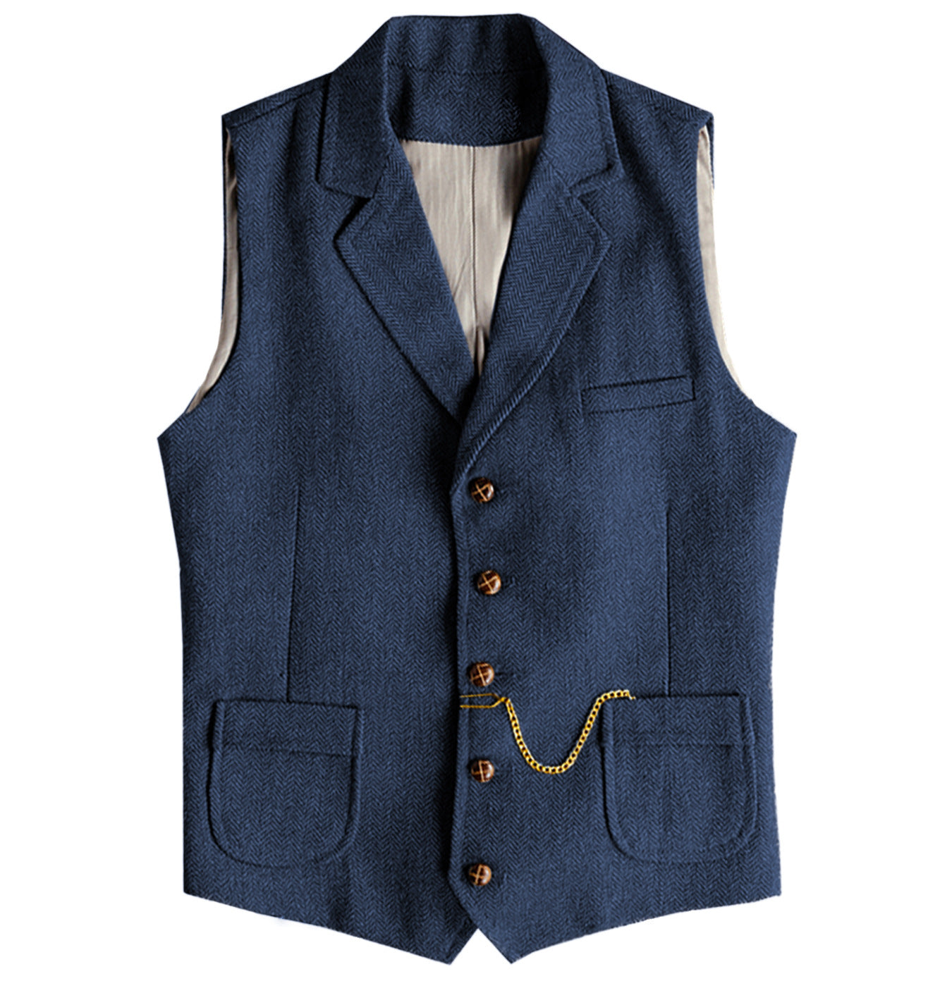 Herringbone Crest Vest