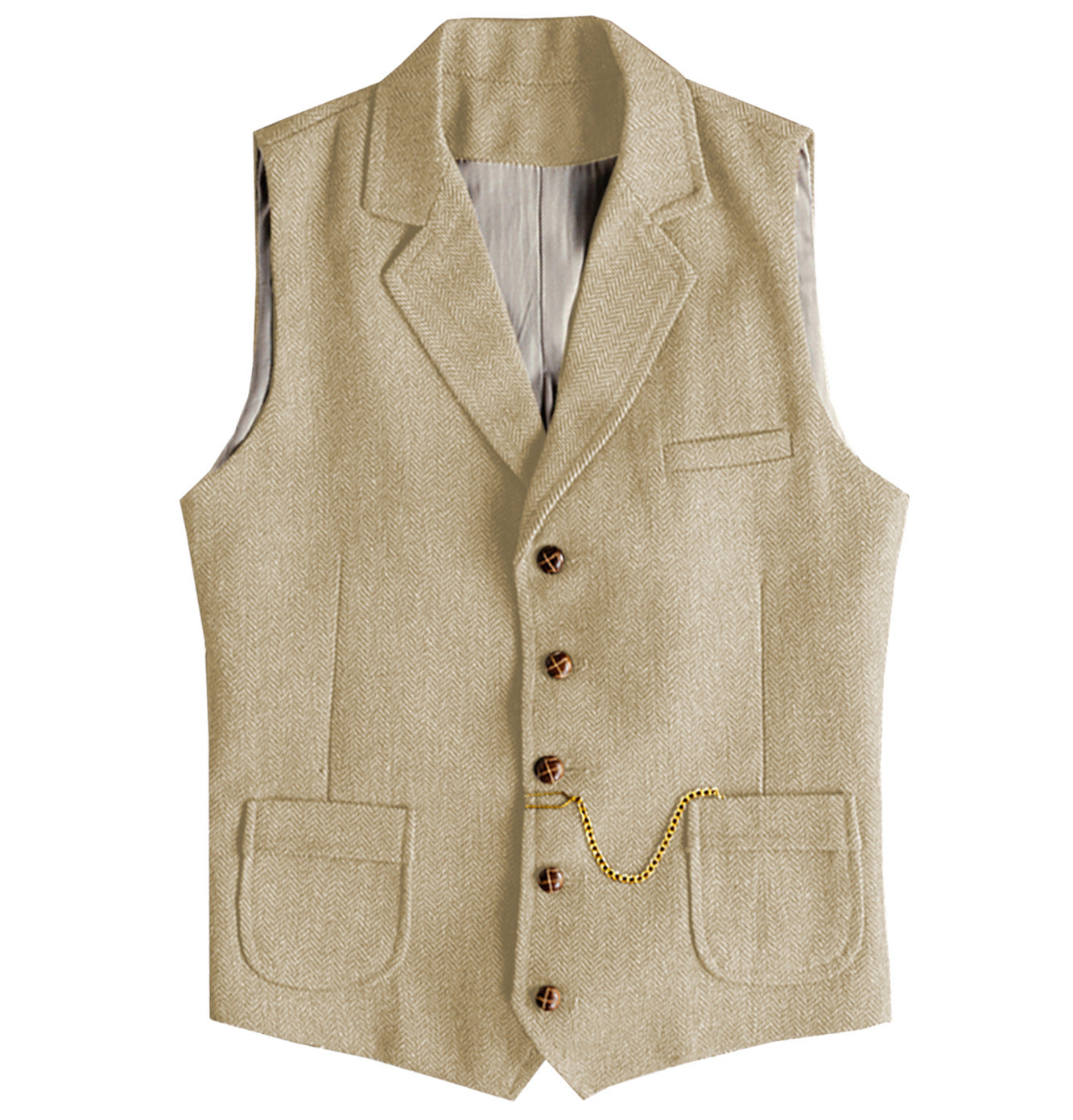 Herringbone Crest Vest