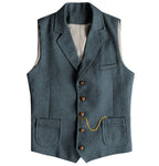 Herringbone Crest Vest