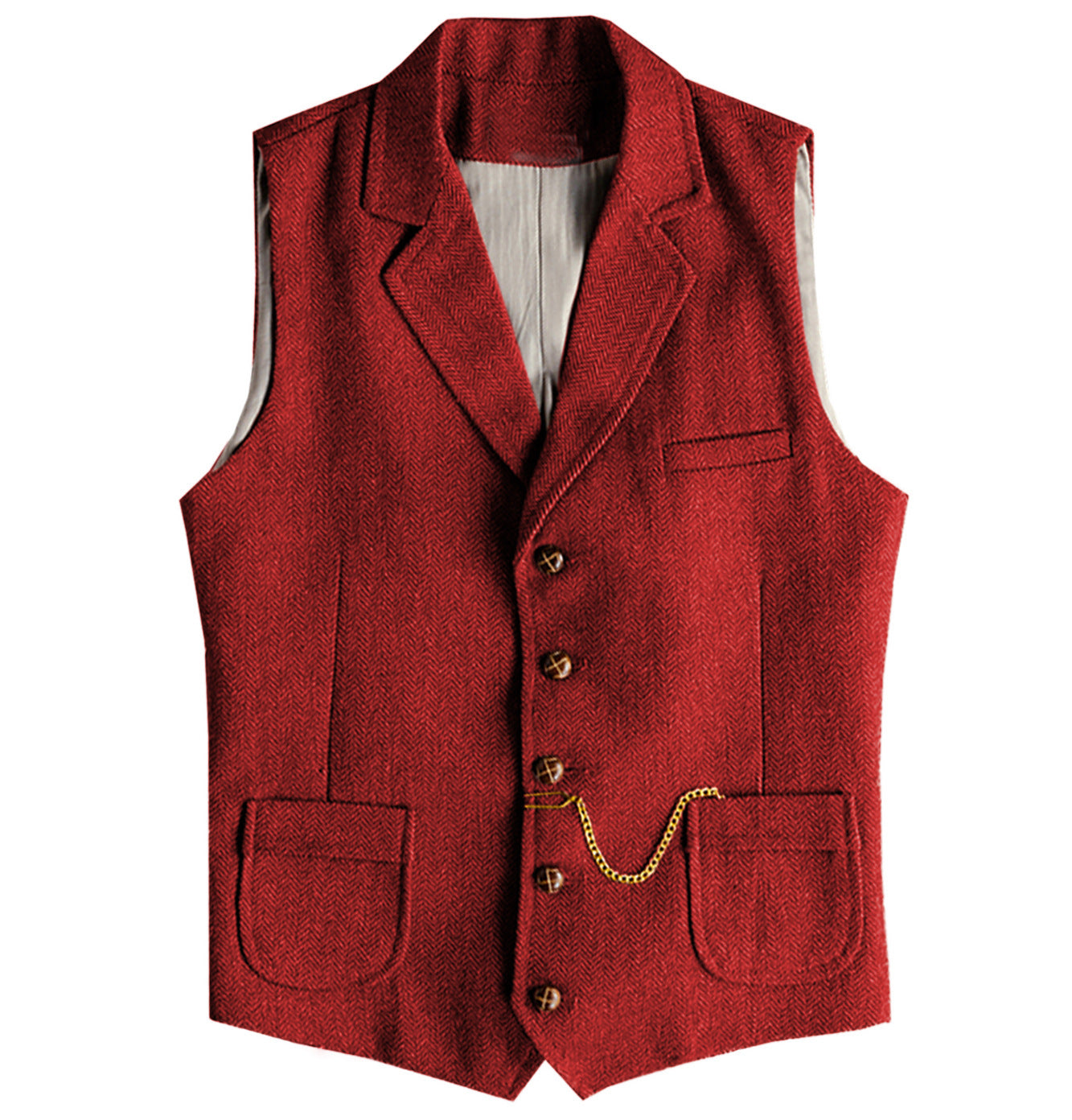 Herringbone Crest Vest
