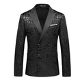 Obsidian Croc Blazer