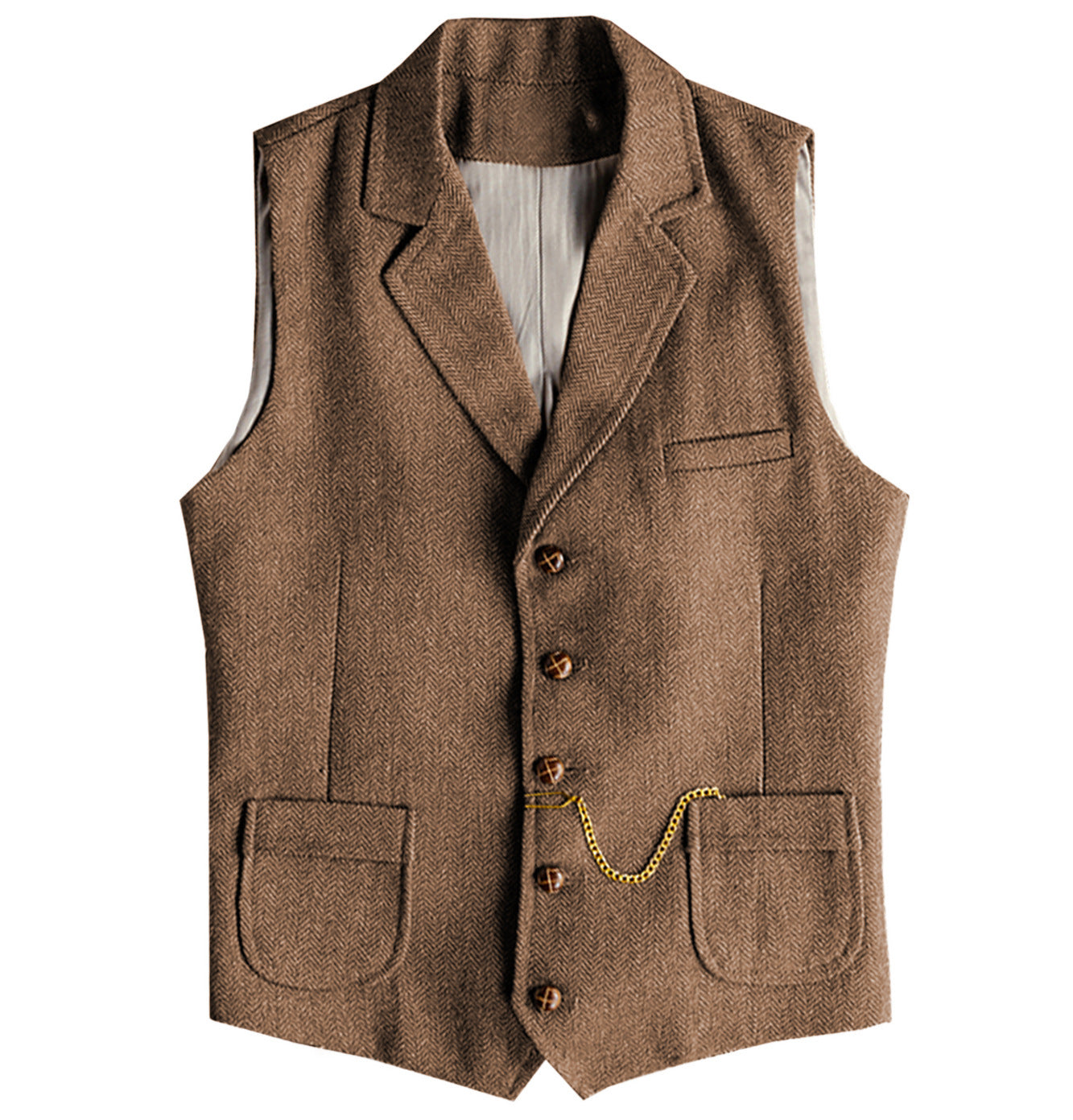 Herringbone Crest Vest