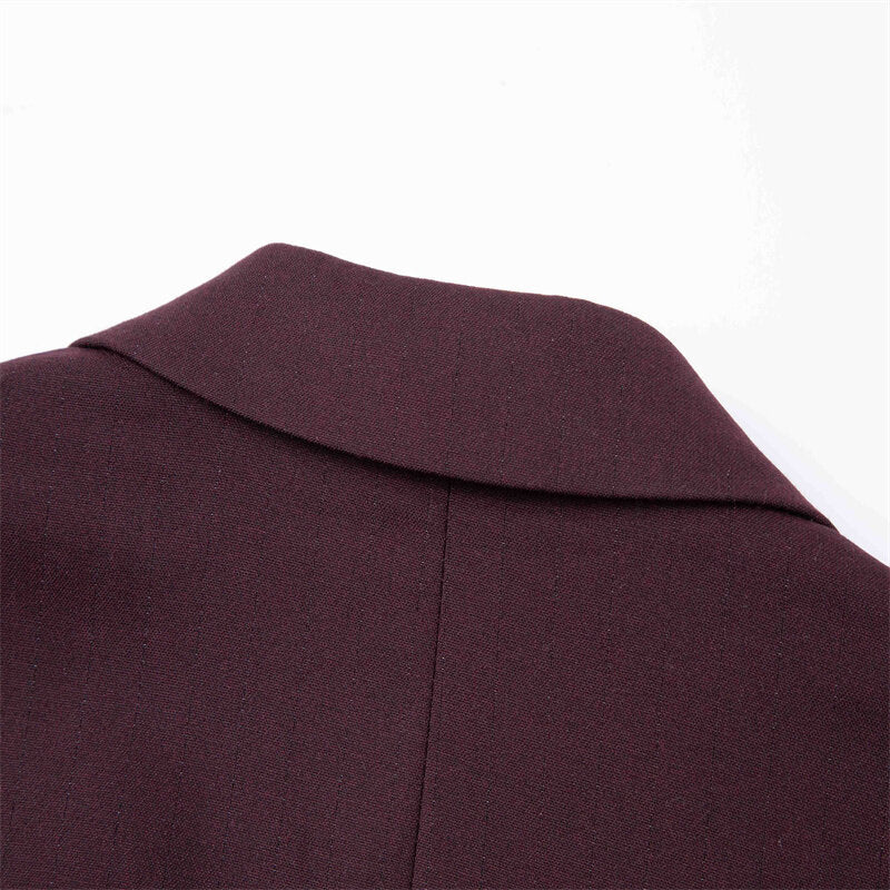 Cityline Burgundy Suit