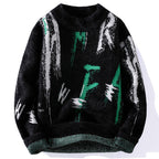 Graphite Script Sweater 