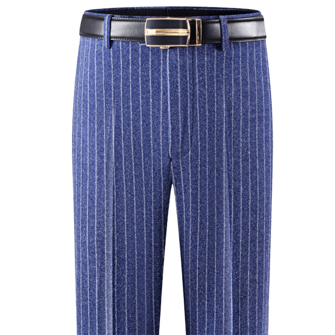 Regal Wool Stripe Trousers 
