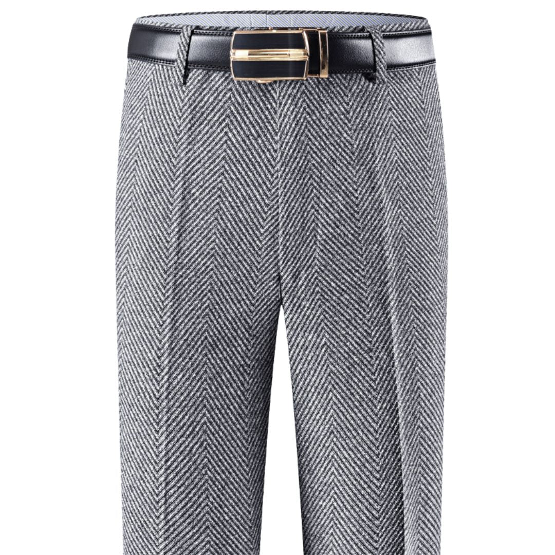 Regal Wool Stripe Trousers 