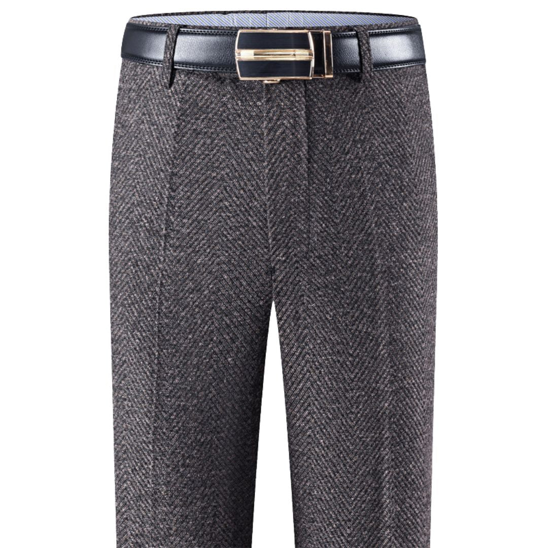 Regal Wool Stripe Trousers 