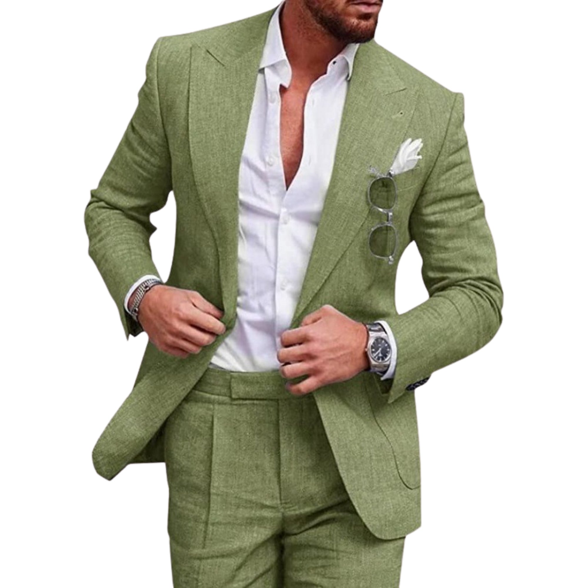 Solvano Linen Suit