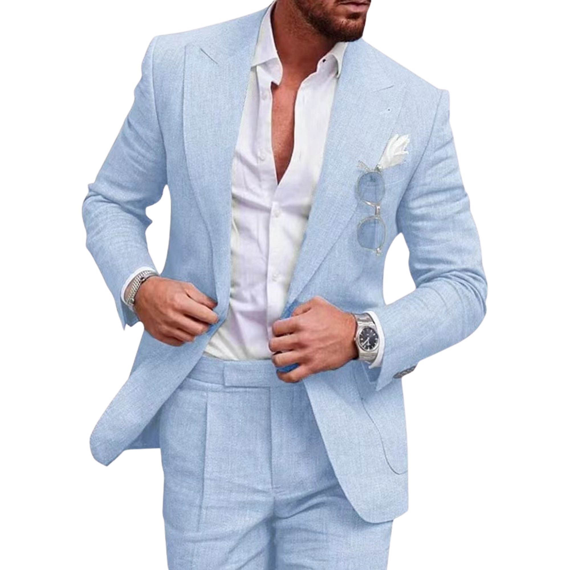 Solvano Linen Suit
