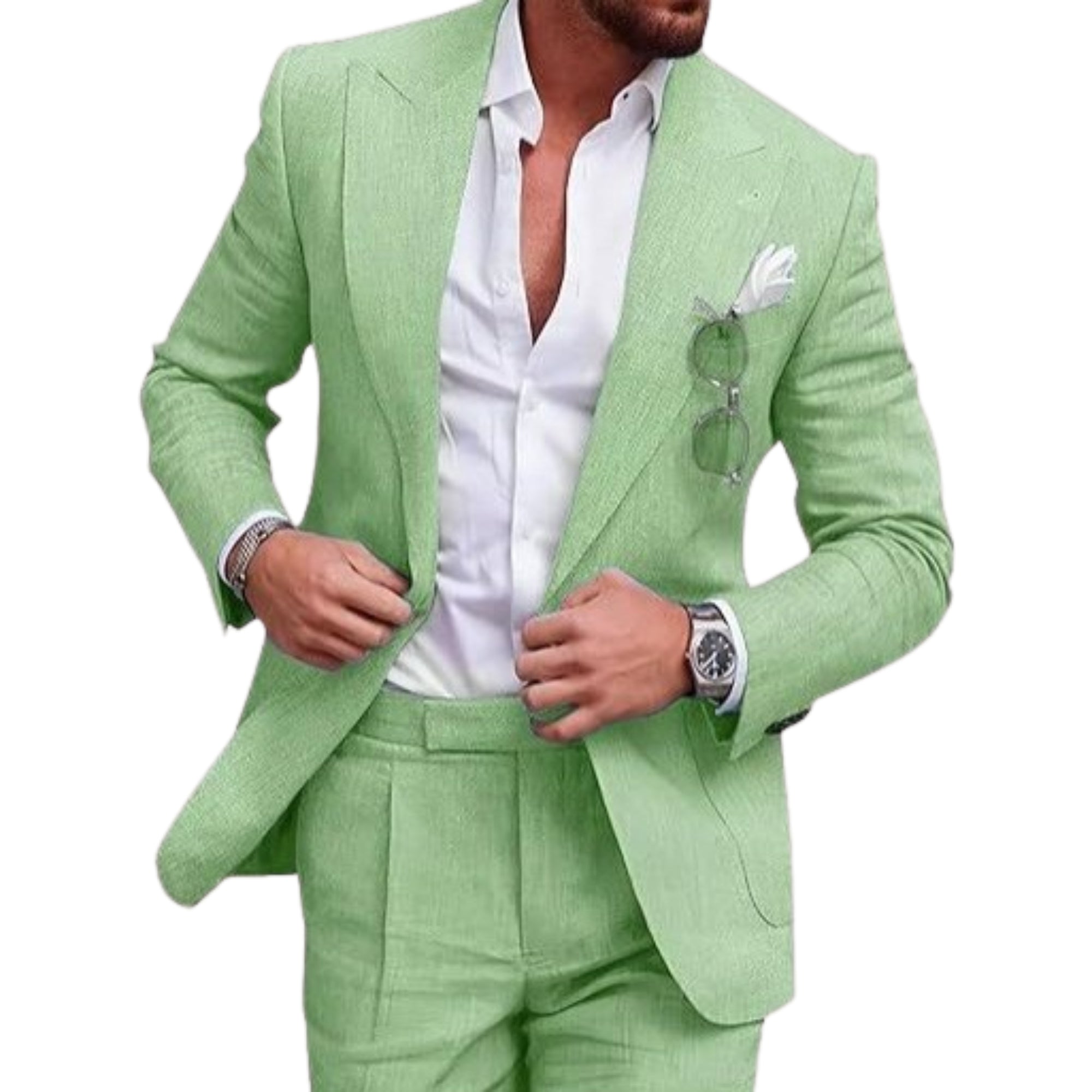 Solvano Linen Suit