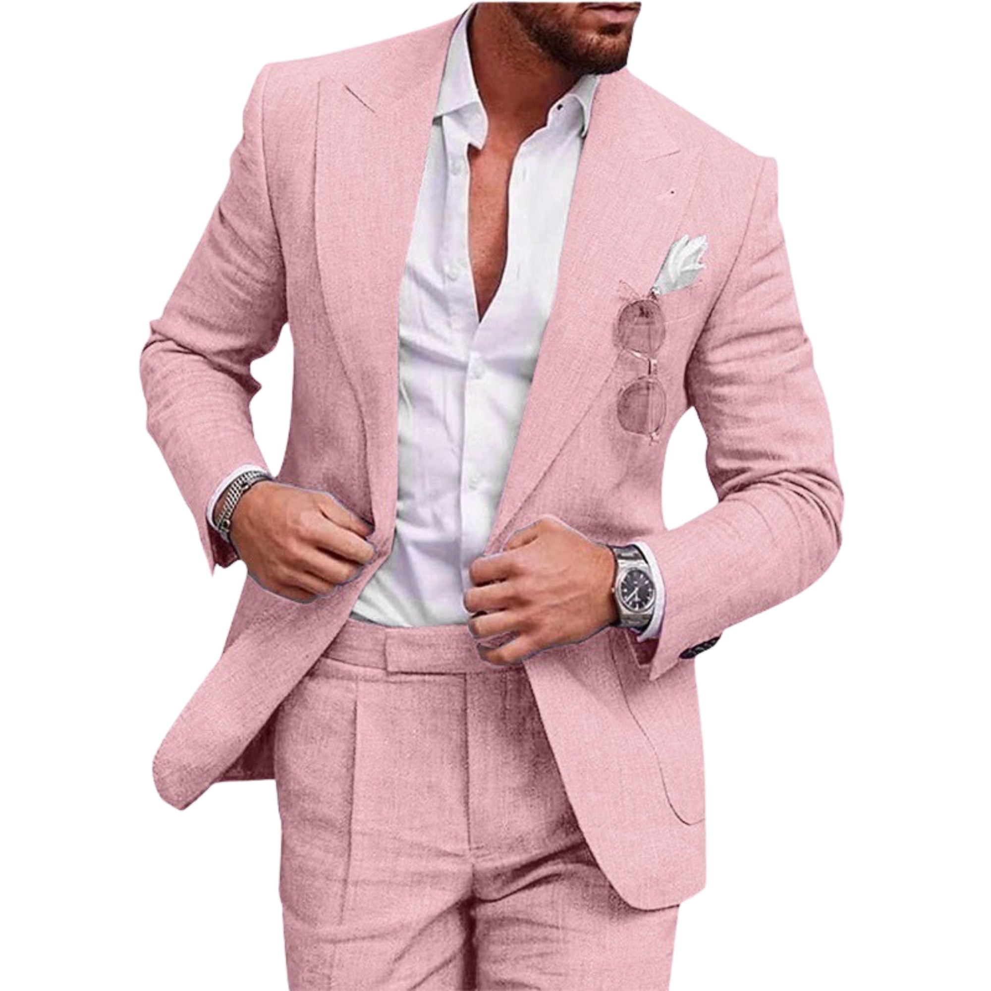Solvano Linen Suit