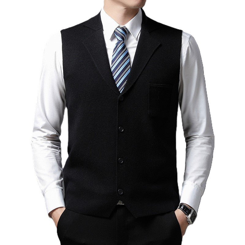 Velvet Crest Business Vest