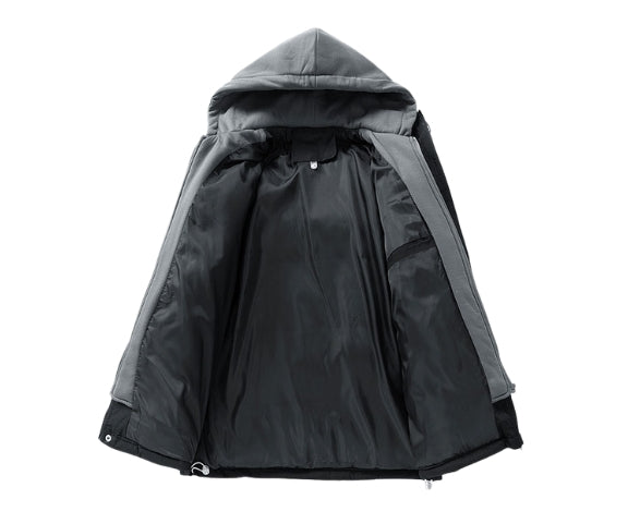 Dual Layer Puffer Jas