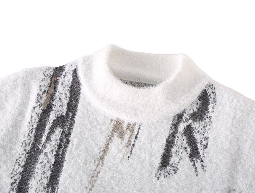 Graphite Script Sweater 